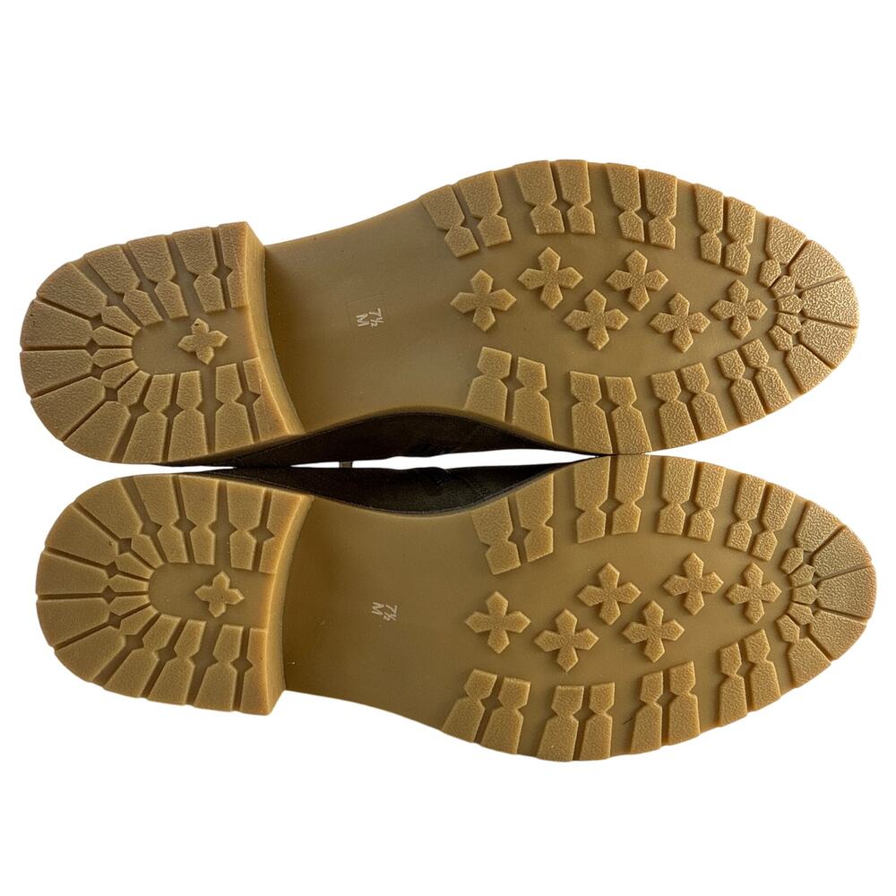 VANELi Ankle Boots Hadia Womens 7.5 Suede Khaki Nival Double Side Zip 311539 - Picture 7 of 12